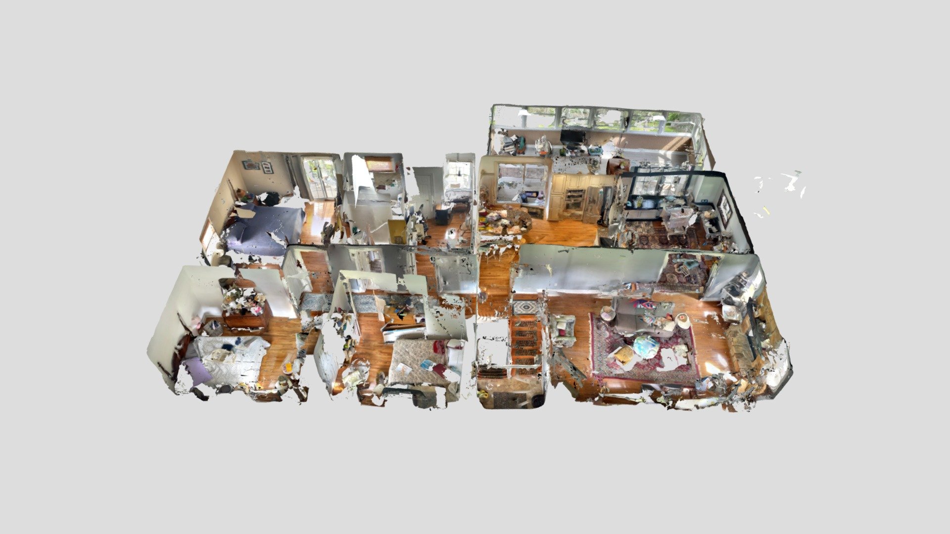 Indoor floor plan scan