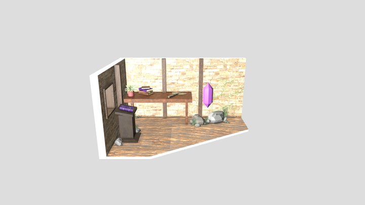 Project-1: Fantasy Room 3D Model