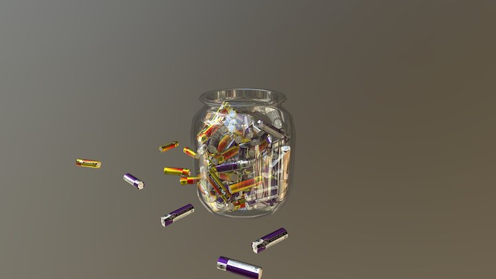 Battery VS 3D Model