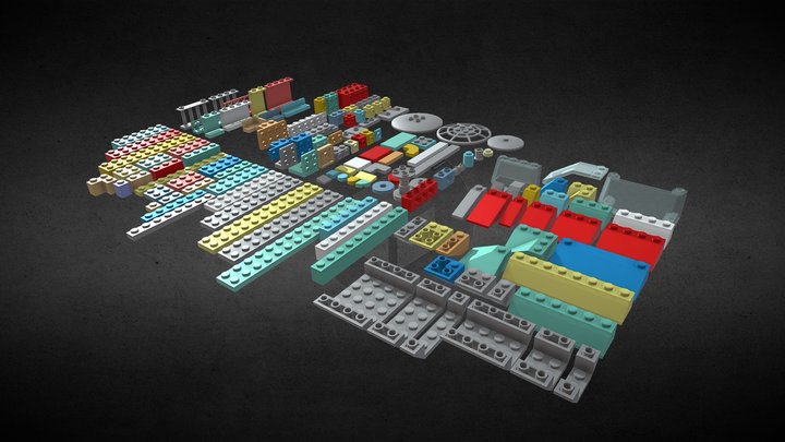 LEGO bricks 3D Model