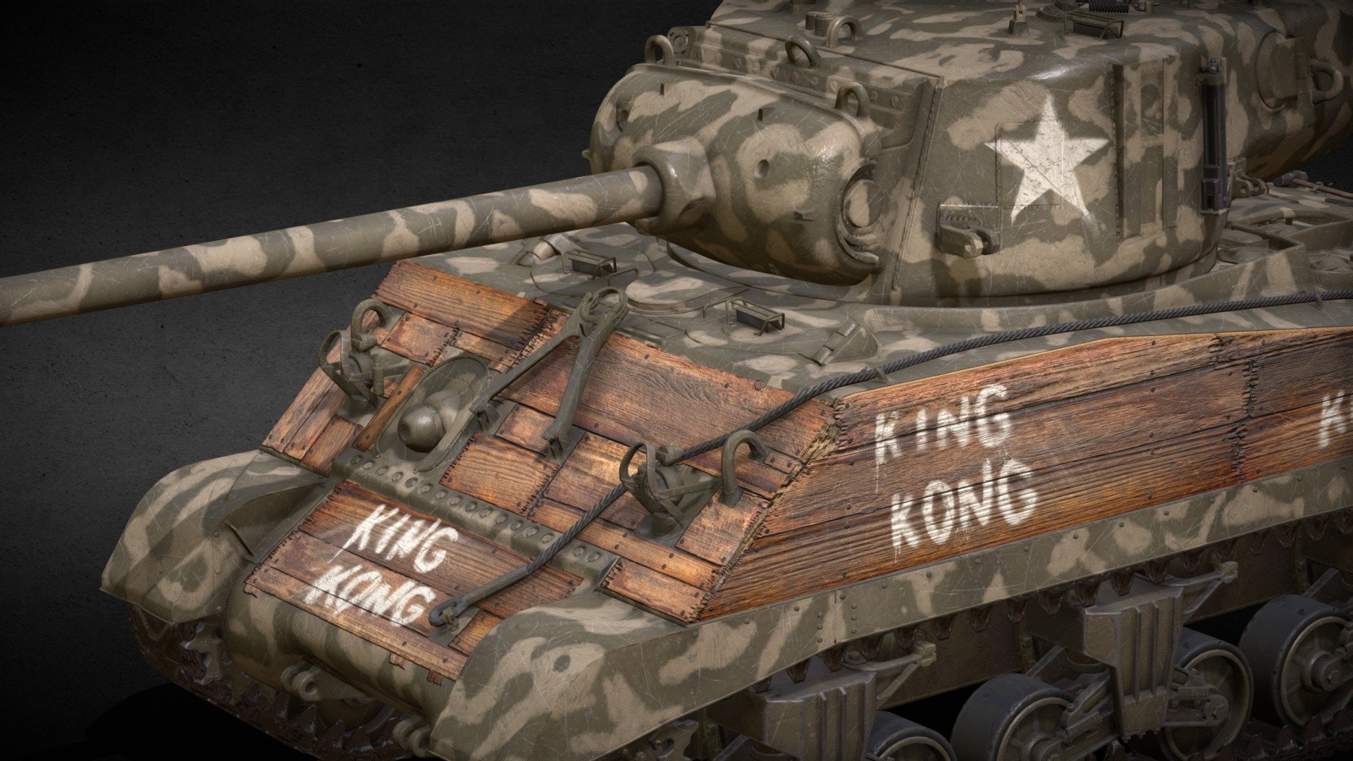 m4/T26 KING KONG - 3D model by KEOMOPS [17775ea] - Sketchfab