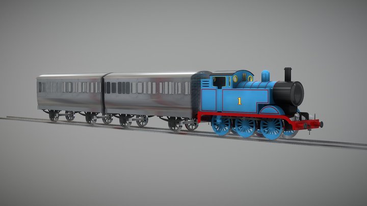 Thomas and the Stroudley Coaches 3D Model
