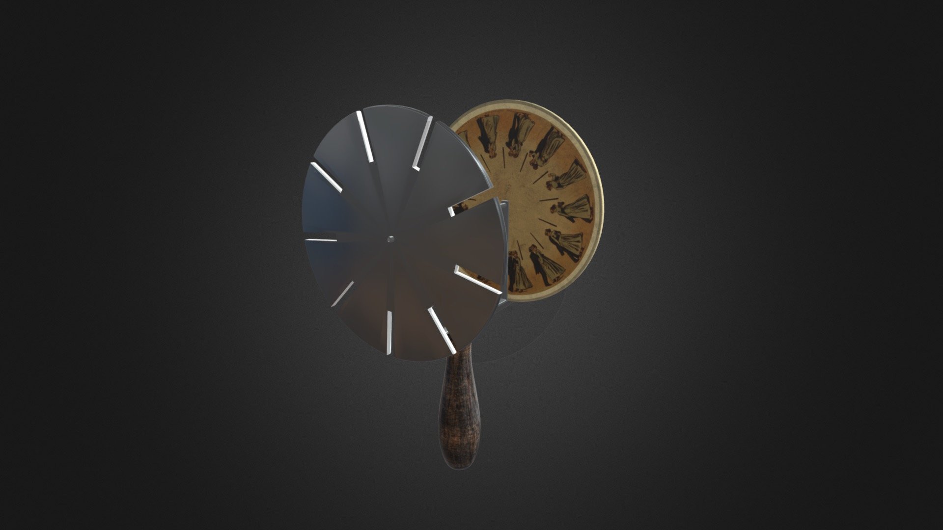 Phenakistiscope - 3D model by pauseplay [177a486] - Sketchfab