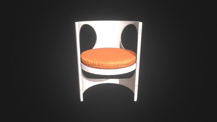 Retro Chair 3D Model