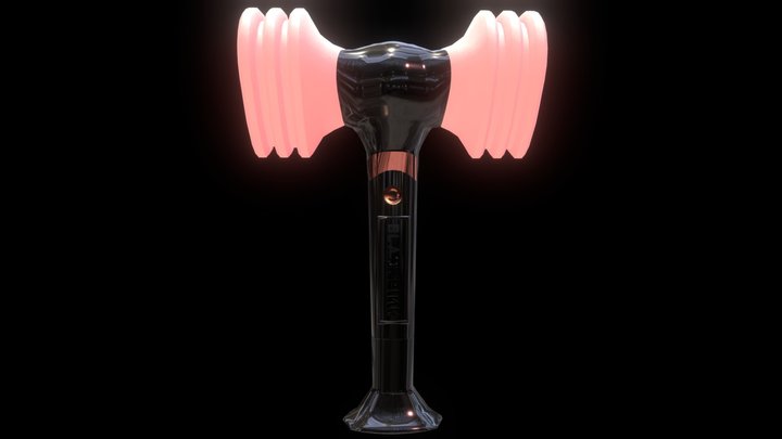 블랙핑크 응원봉 Blackpink Lightstick 3D Model