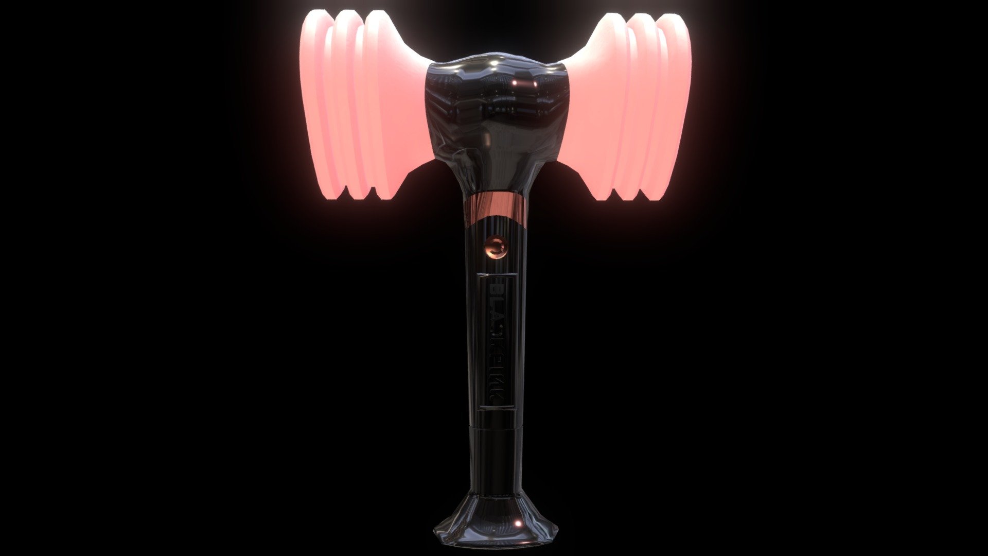 블랙핑크 응원봉 Blackpink Lightstick — Sketchfab embed 3D viewer