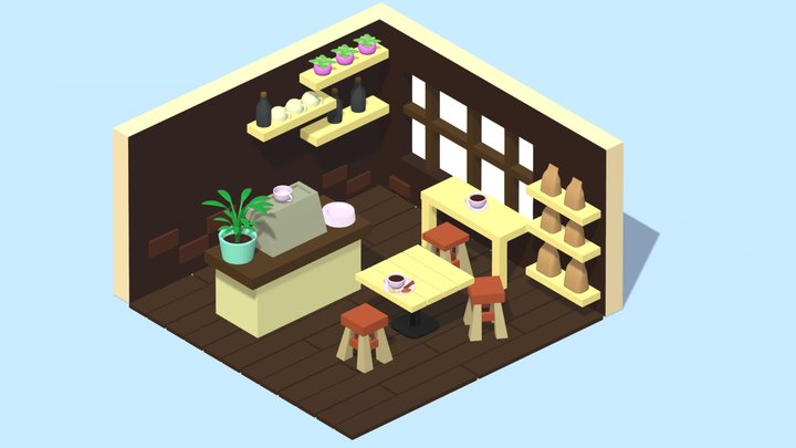 coffee shop 3D Model