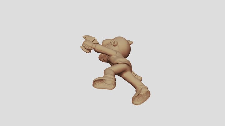 Fry figure 3d scan 3D Model