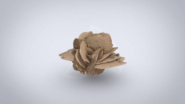 Desert rose stone 3D Model
