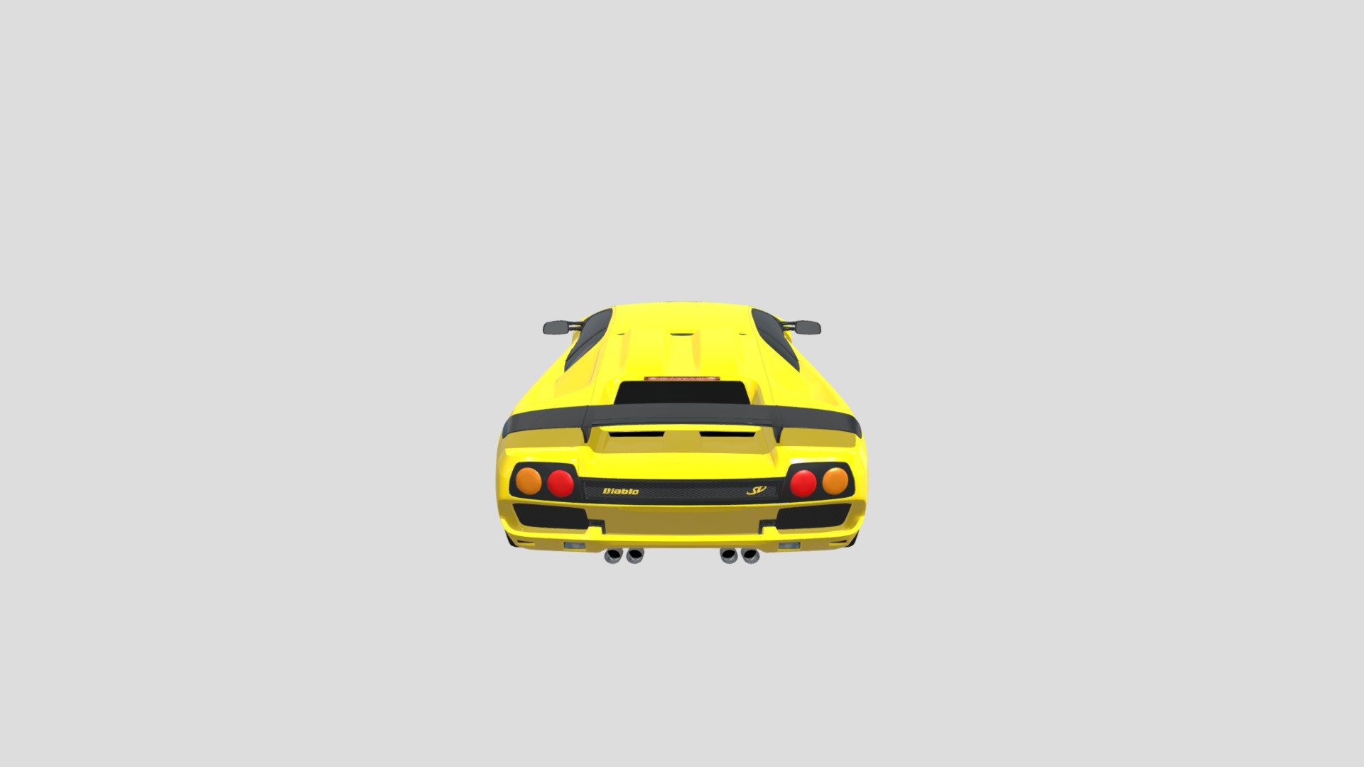 Lamborghini Diablo - 3D model by frafael20222 [177dc16] - Sketchfab