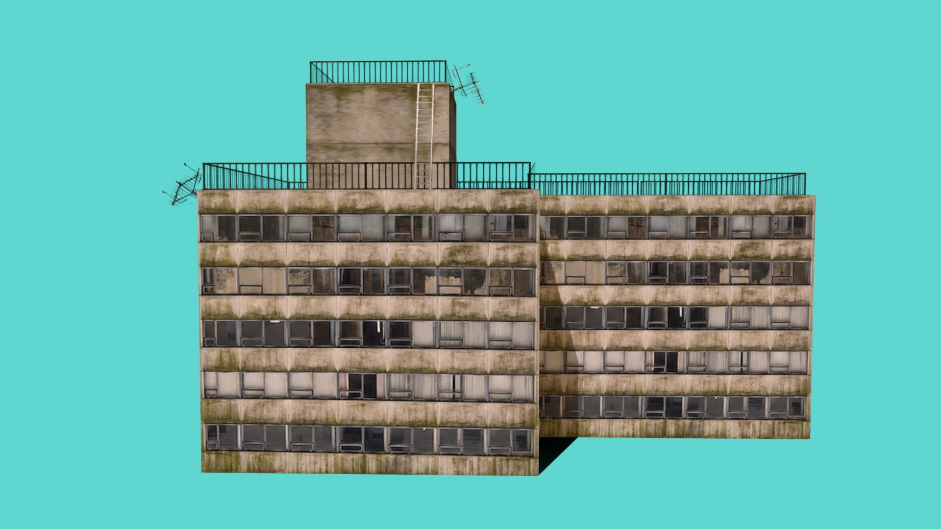 (PSX) - Abandoned Building - 3D model by Kasugay𓅂 (@Kasugay) [1780269 ...