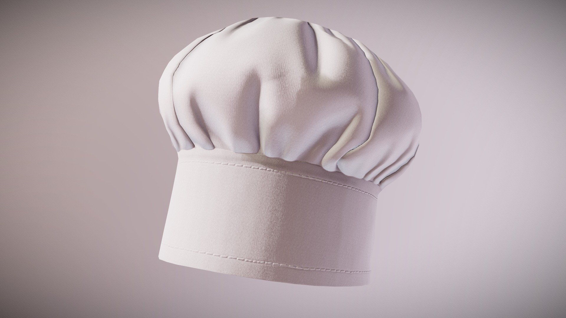 HAT - Chef Hat - PBR Game Ready