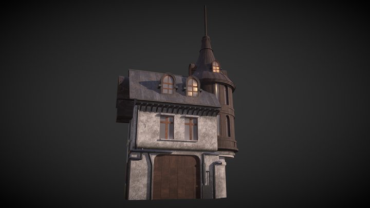 Steampunk House02 3D Model