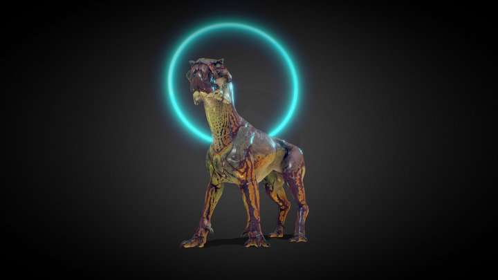 Alien-Dog 3D Model
