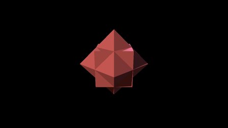 Cube-otcahedron 3D Model