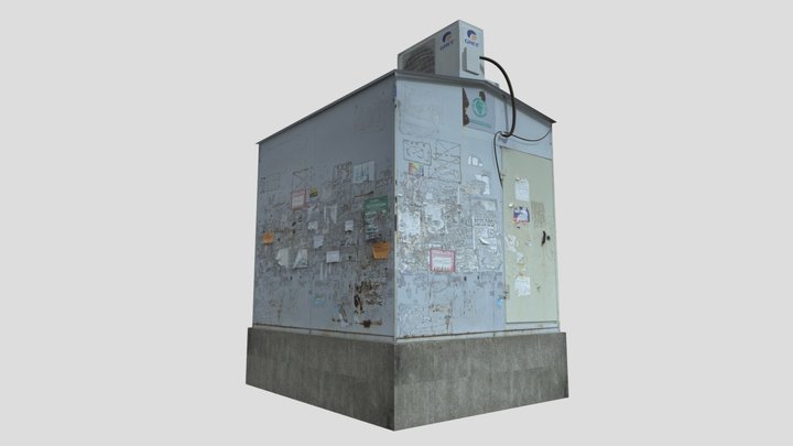 Трансформаторная подстанция с.Узытамак – Modello 3D gratuito STL