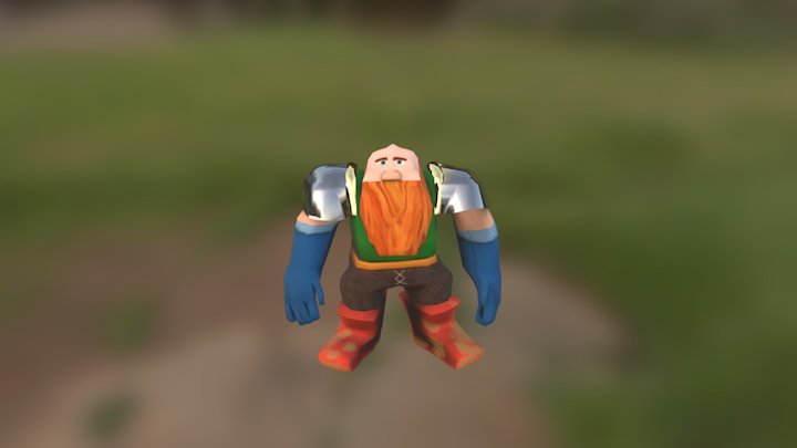 Swaying Dwarf 3D Model