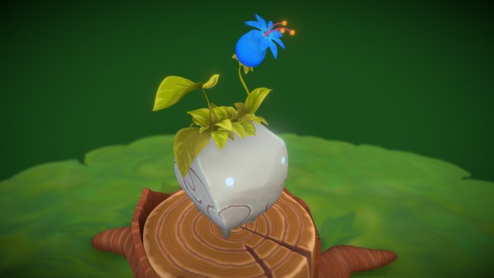 Rock Elemental 3D Model