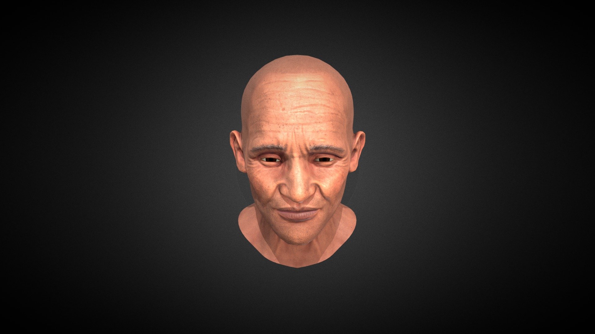 Old_man_face - 3D model by thakurvipin49 [1784414] - Sketchfab