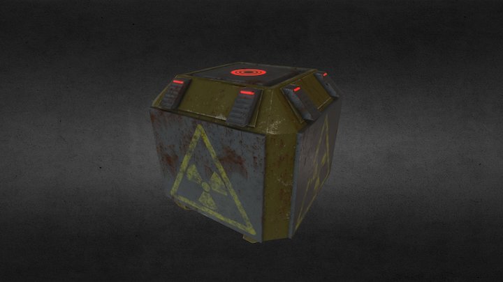 Space Crate 3D Model