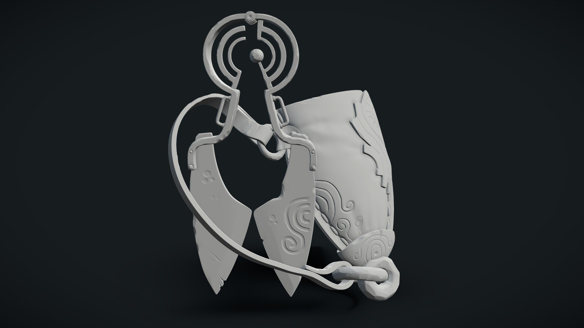 Shears and Scabbard - 3D model by Yannick Deveux (@YannickDeveux ...