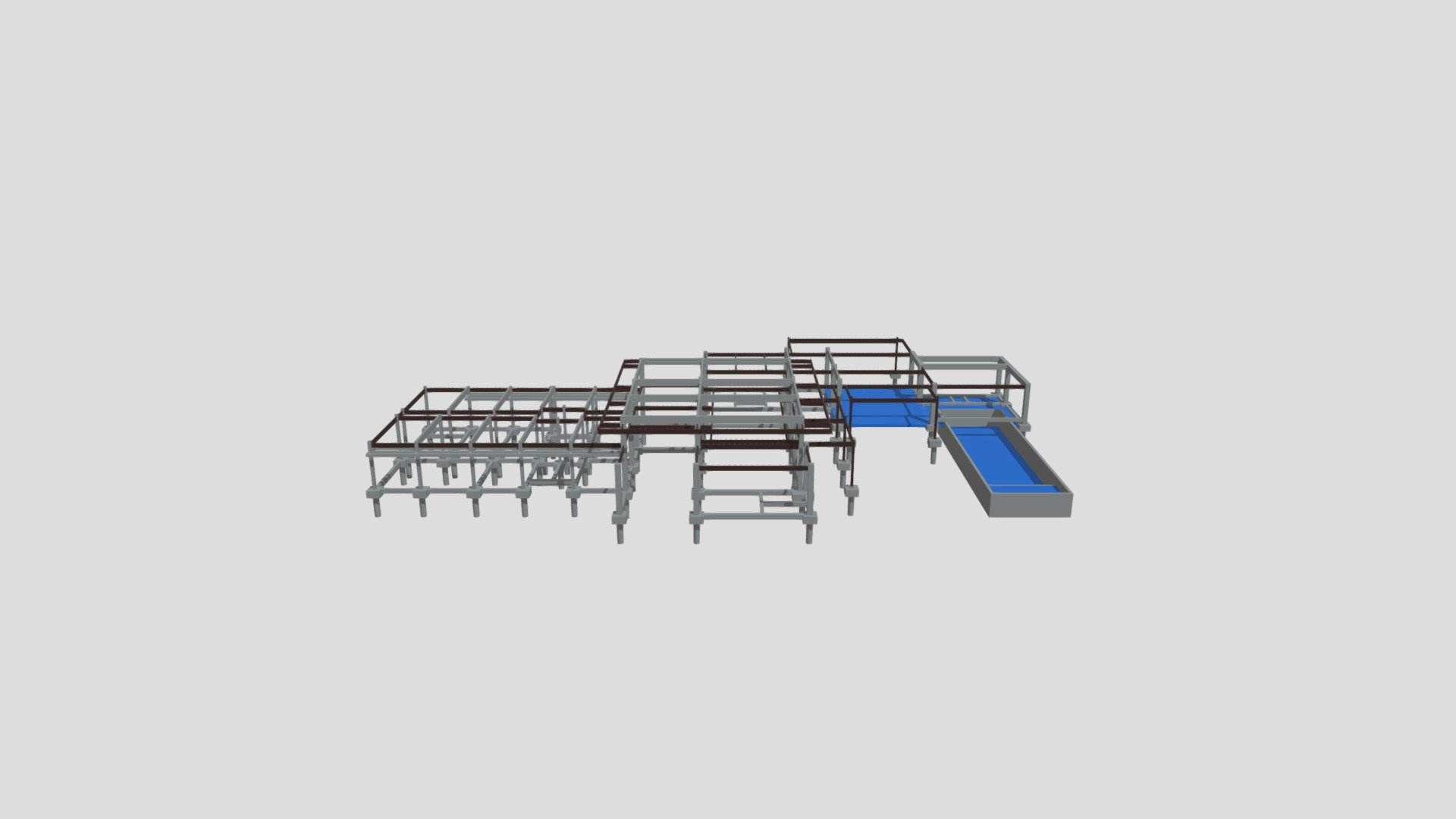 3D ESQUELETO ESTRUTURAL