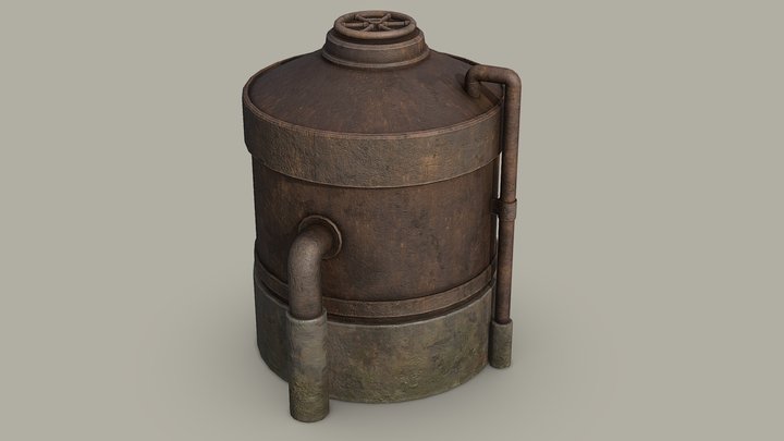 Water Tank 3D Model
