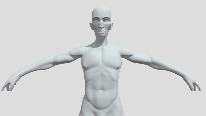 Stylised Reference Male 01 3D Model