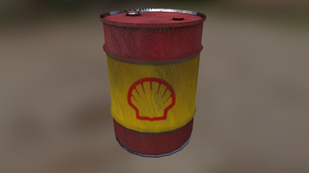 Oil Barrel - 3D model by Hutchy [1786b5b] - Sketchfab