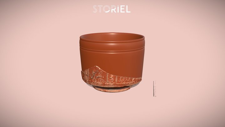 Llestr Samiaidd / Samian ware 3D Model