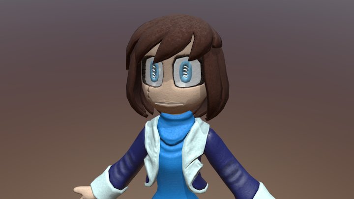 Handmade: Doll Girl 3D Model