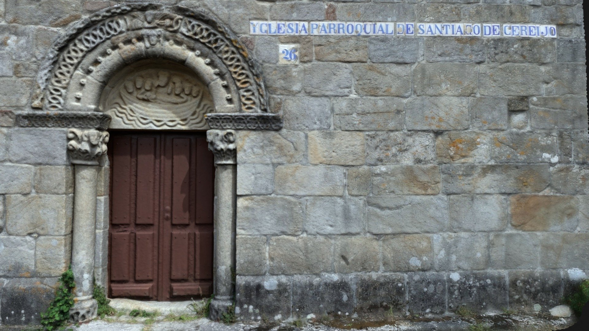 Pórtico Igrexa Santiago de Cereixo