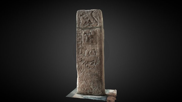 Dunblane 'Pictish' Cross Slab – Free 3D Model STL
