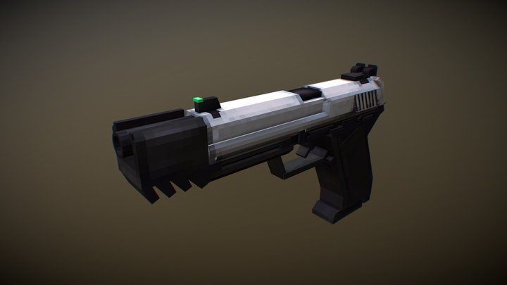 Minecraft - HL2 USP Match 3D Model