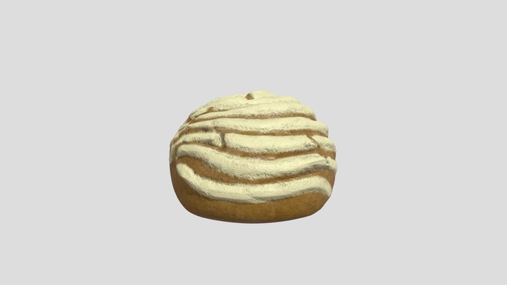 Concha de vainilla 3D Model