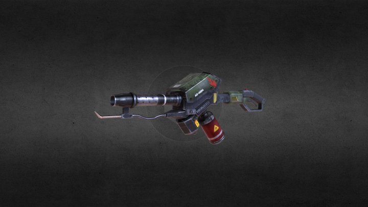 Flame Thrower 3D Model