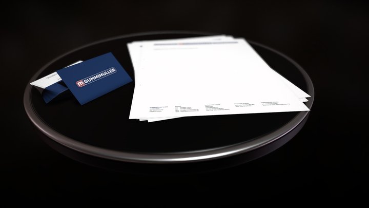 Corporate Design Gummimüller 3D Model