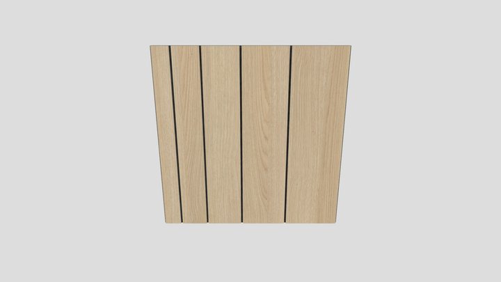 3d Panel_6 (R20021 NW Oak Lindberg) 3D Model