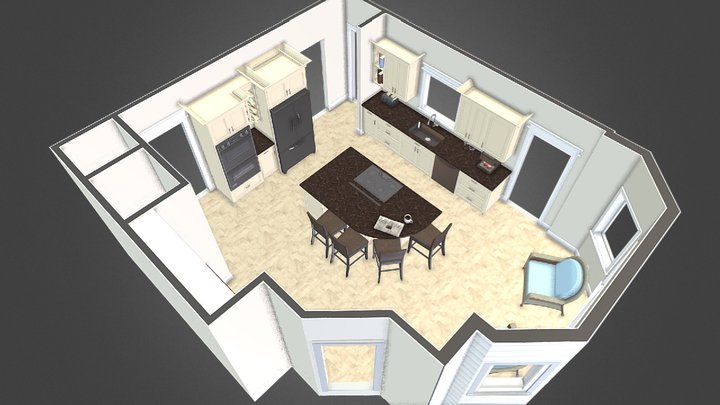 Stoughton Kitchen 3D Model