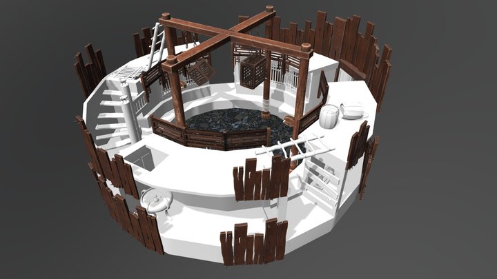 Prison_highpoly 3D Model
