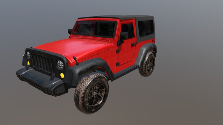 Jeep Rubicon 3D Model