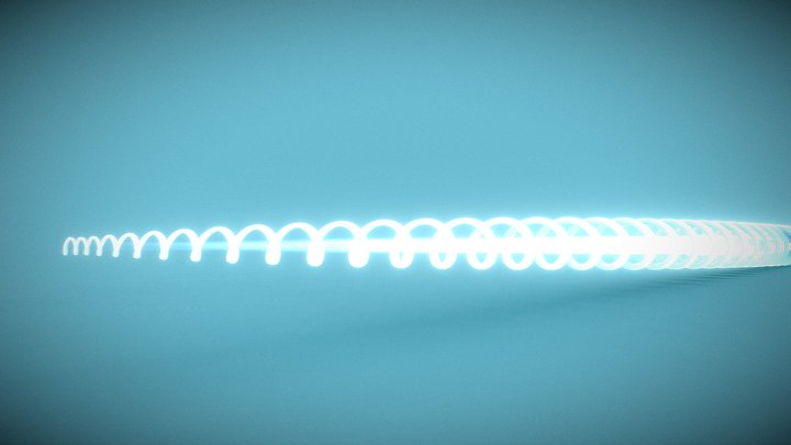godzilla spiral atomic breath 3D Model