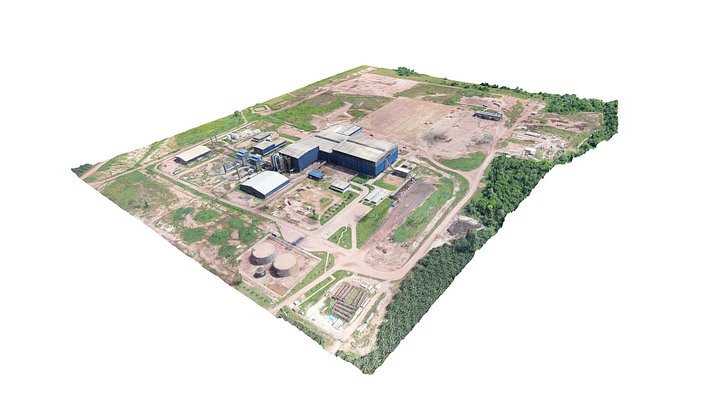Industria Castanheira - Brasil Bio Fuels - PA 3D Model