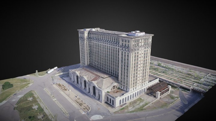 MICHIGAN CENTRAL STATION 3D Model