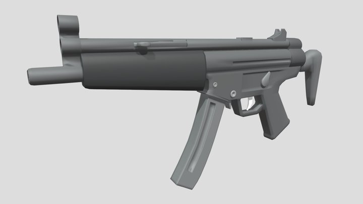 MP5 3D Model