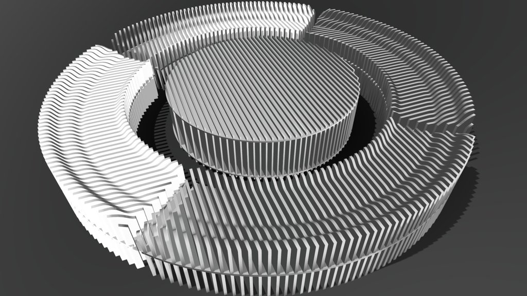 Parametric bench - A 3D model collection by trike1979 - Sketchfab