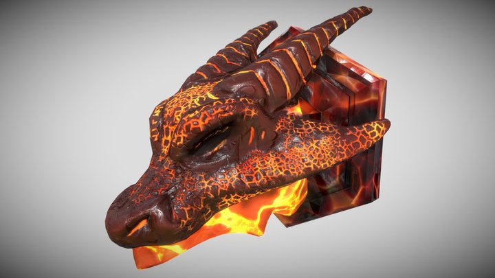 Dragon Head 3D Model