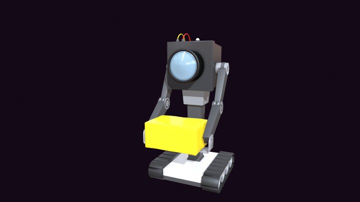 Butter Robot from Rick and Morty 3D Model