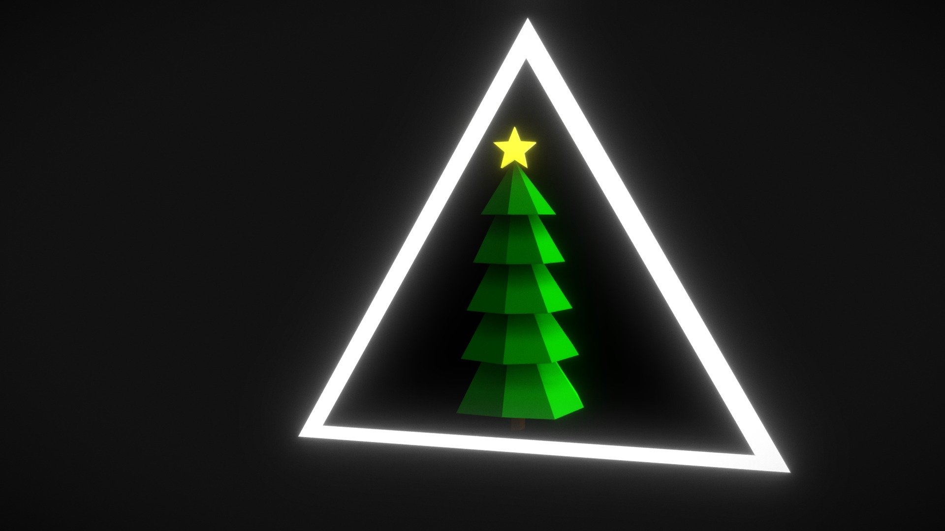 Plain Christmas Tree (Low Poly)