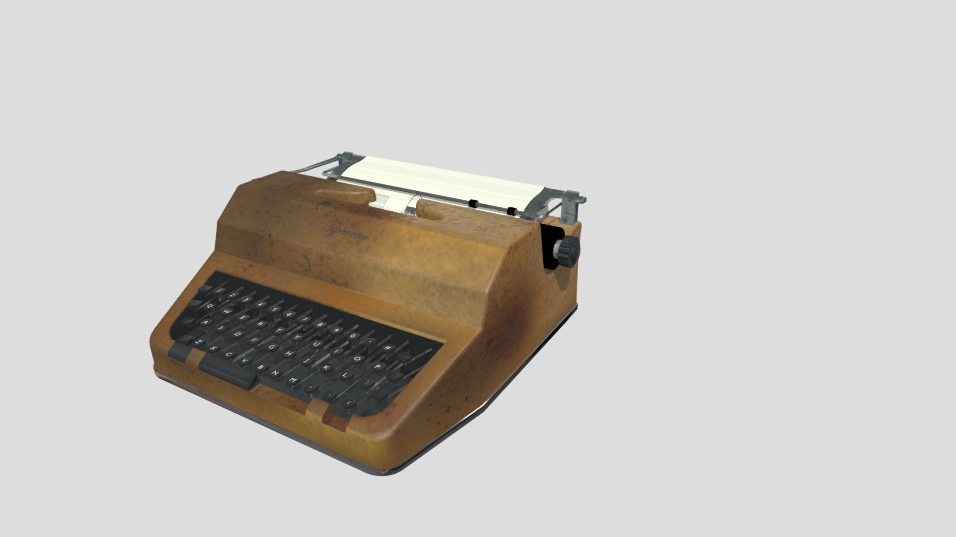 Typewriter Download Free 3D model by A9908244 [1795c73] Sketchfab